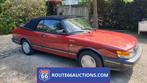 Saab 900 Turbo Cabriolet - 1987 | Route 66 Auctions, Auto's, Lederen bekleding, Leder, Bedrijf, Handgeschakeld