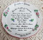 Frans KERST menu bordje, Old Strasbourg, Luneville '67- '68, Antiek en Kunst, Ophalen of Verzenden