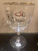 Verre Westmalle : verre spécial pour mariage à la mairie, Collections, Marques de bière, Autres marques, Enlèvement ou Envoi, Verre ou Verres