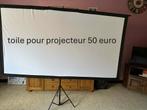 toile sur pied pour projecteur 50 euro, Audio, Tv en Foto, Beamer-accessoires, Ophalen, Nieuw