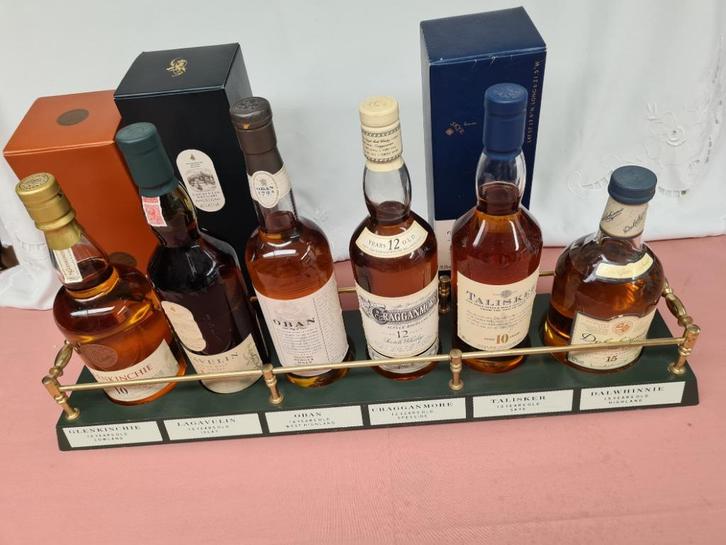 Whisky tray Classic Malts of Scotland I, Verzamelen, Wijnen, Vol, Ophalen