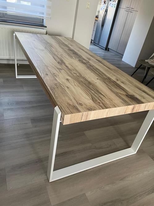 Grote Eetkamer tafel met bijhorende salontafel., Huis en Inrichting, Tafels | Eettafels, Zo goed als nieuw, 50 tot 100 cm, 200 cm of meer