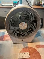 Elektrisch verwarmer ventilator, Elektronische apparatuur, Ventilatoren, Ophalen, Ventilator met afstandsbediening, Zo goed als nieuw