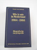 Wie is wie in Nederland 1984-1988, Ophalen of Verzenden, Zo goed als nieuw, Frans Van Egmond