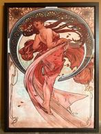 Alphonse Mucha, Art Nouveau, 50x70 print canvas kader, dance, Huis en Inrichting, Ophalen, 50 tot 75 cm, Nieuw, Print