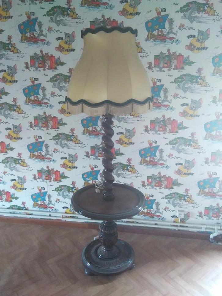 Lampe de sol, Maison & Meubles, Lampes | Lampadaires, Utilisé, 150 à 200 cm, Bois, Enlèvement