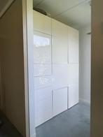 Witte opbergkast, Huis en Inrichting, Kasten | Ladekasten, Ophalen, Gebruikt, 5 laden of meer, 200 cm of meer