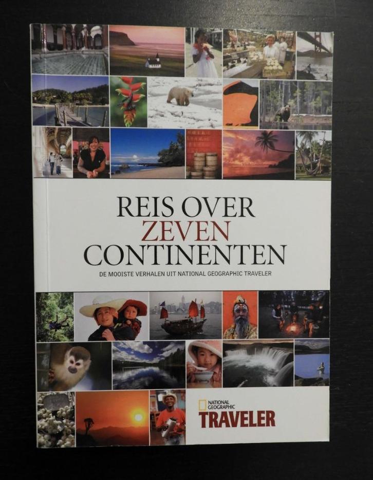 Boek Reis over zeven continenten National Geographic Travel, Boeken, Reisgidsen, Zo goed als nieuw, Reisgids of -boek, Overige merken