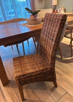 6 chaises en osier, Huis en Inrichting, Stoelen, Ophalen, Zo goed als nieuw, Hout