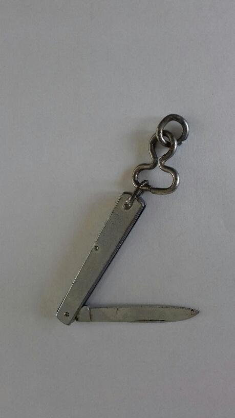 ancien canif avec anneau, Verzamelen, Overige Verzamelen, Zo goed als nieuw, Ophalen of Verzenden
