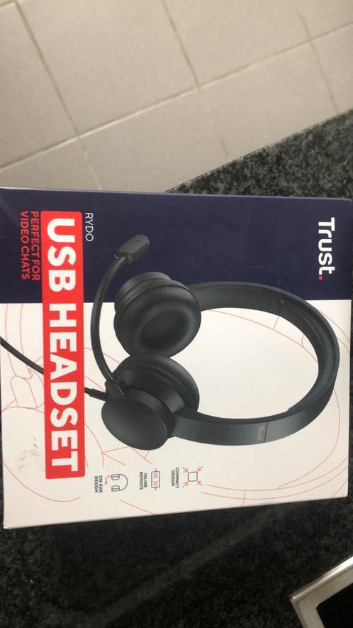 Trust Rydo nieuw, nog verzegelde doos, Audio, Tv en Foto, Hoofdtelefoons, Nieuw, Op oor (supra aural), Overige merken, Ophalen of Verzenden