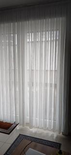 witte gordijnset, Huis en Inrichting, Stoffering | Gordijnen en Lamellen, Ophalen, Zo goed als nieuw, Wit