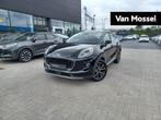 Ford Puma 1.0 EcoBoost Hybrid Titanium MHEV 125PK M6, Auto's, Stof, Euro 6, Zwart, USB