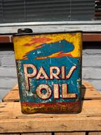 Oud zeldzaam Paris Oil 2 liter olieblik, Ophalen of Verzenden, Gebruikt, Verpakking