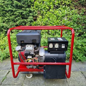 Generator benzine 7,5 kVa elektrisch gestart