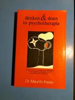 Boek psychotherapie, Dr. Maurits Kwee, Ophalen of Verzenden, Cognitieve psychologie, Zo goed als nieuw