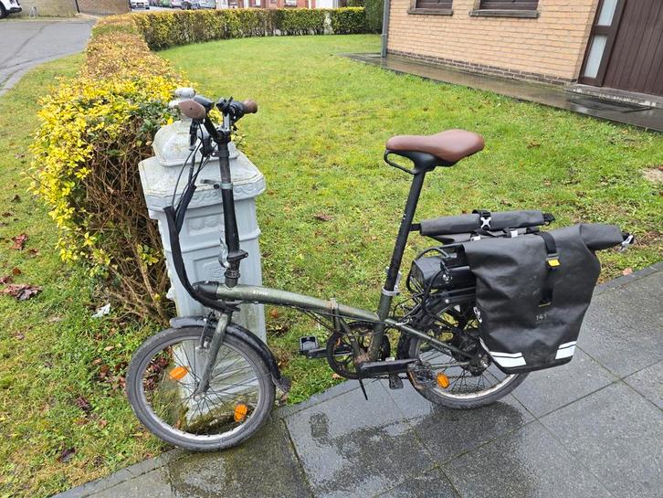 E-FOLD 500 MET 2 BATTERIJEN 250 EN 450WATT, Fietsen en Brommers, Fietsen | Vouwfietsen, Ophalen
