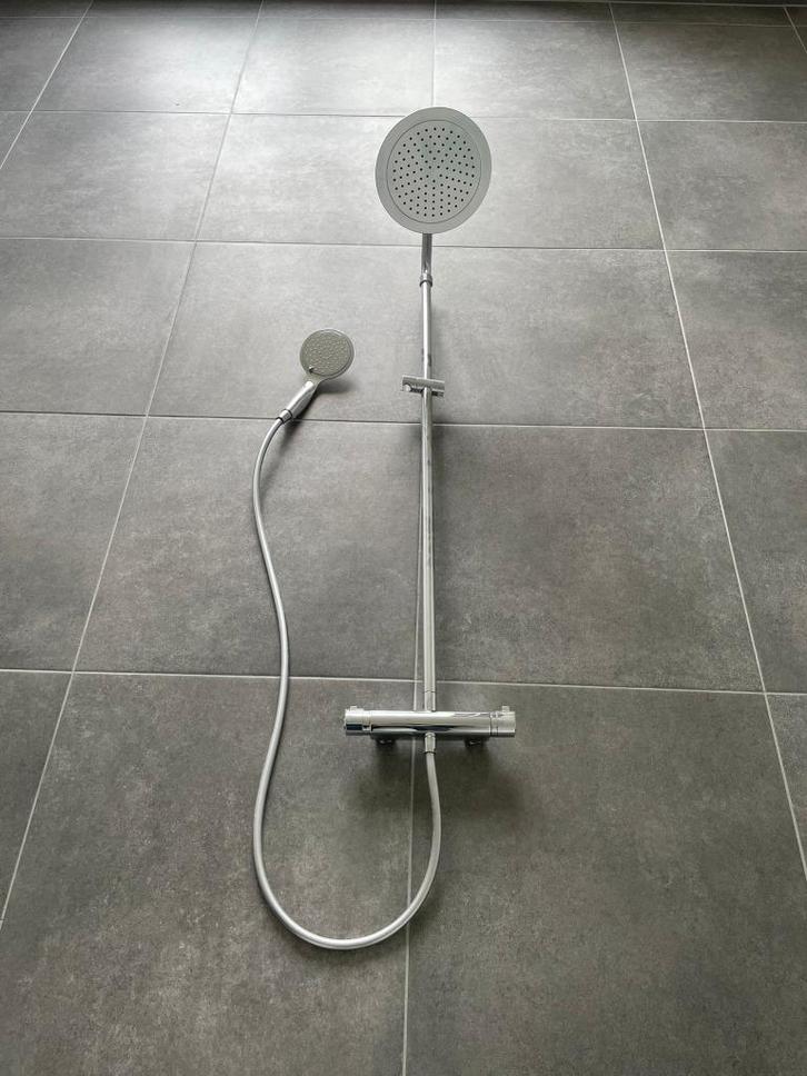 Kraanwerk en sproeier douche, Doe-het-zelf en Bouw, Sanitair, Nieuw, Douche, Chroom, Ophalen