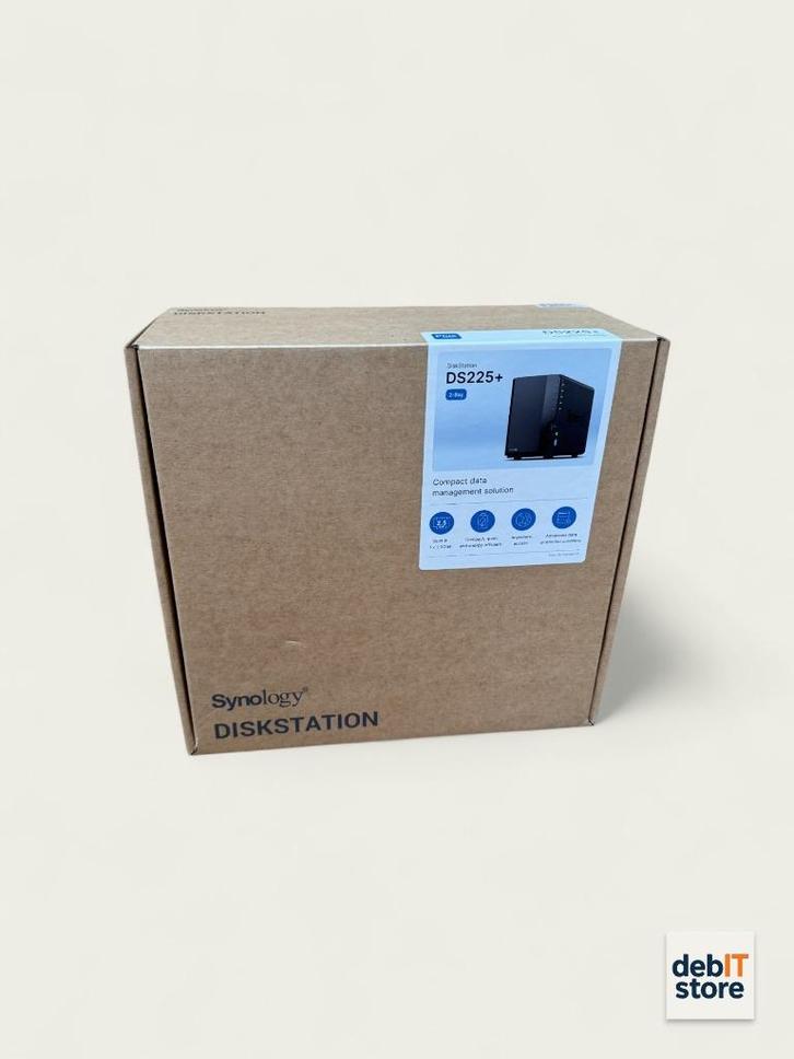 Synology DS225+ NAS (nieuw - garantie), Computers en Software, Harde schijven, Nieuw, Server, HDD, SATA, Ophalen of Verzenden