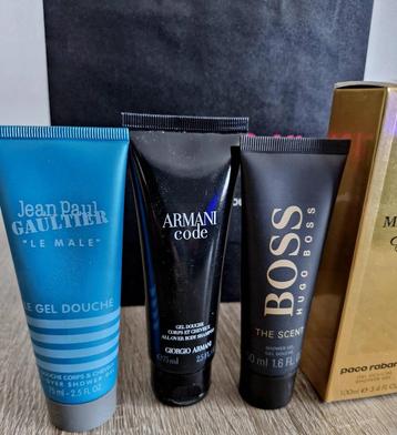 Douchegel Paco jean Paul gaultier hugo boss armani code  beschikbaar voor biedingen