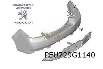 Peugeot Sedan 508 (11/14-9/18) achterbumper (Te spuiten) (Bi