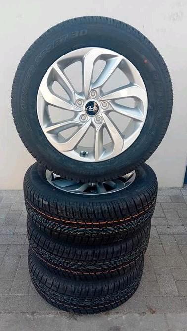 Winterbanden velgen alu Hyundai Tucson 17inch TPMS 5x114 9mm, Auto-onderdelen, Remmen en Aandrijving, Ophalen
