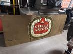 Oud reclamebord Stella Artois, Ophalen, Gebruikt, Reclamebord, Plaat of Schild, Stella Artois