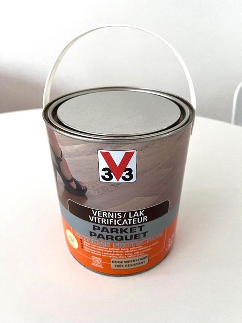 Parket vernis V33 2,5 Liter kleurloos mat - extreme proctect, Bricolage & Construction, Peinture, Vernis & Laque, Neuf, Laque