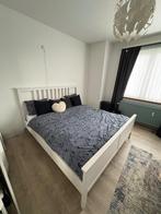 Cadre de lit ikea hemnes + sommier – 180x200 cm, Maison & Meubles, Chambre à coucher | Lits, Comme neuf, Enlèvement, Classique