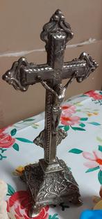 Antiek verzilverd kruisbeeld, Antiek en Kunst, Ophalen