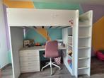 Hoogslaper met bureau, Maison & Meubles, Comme neuf, 90 cm, Enlèvement, Une personne