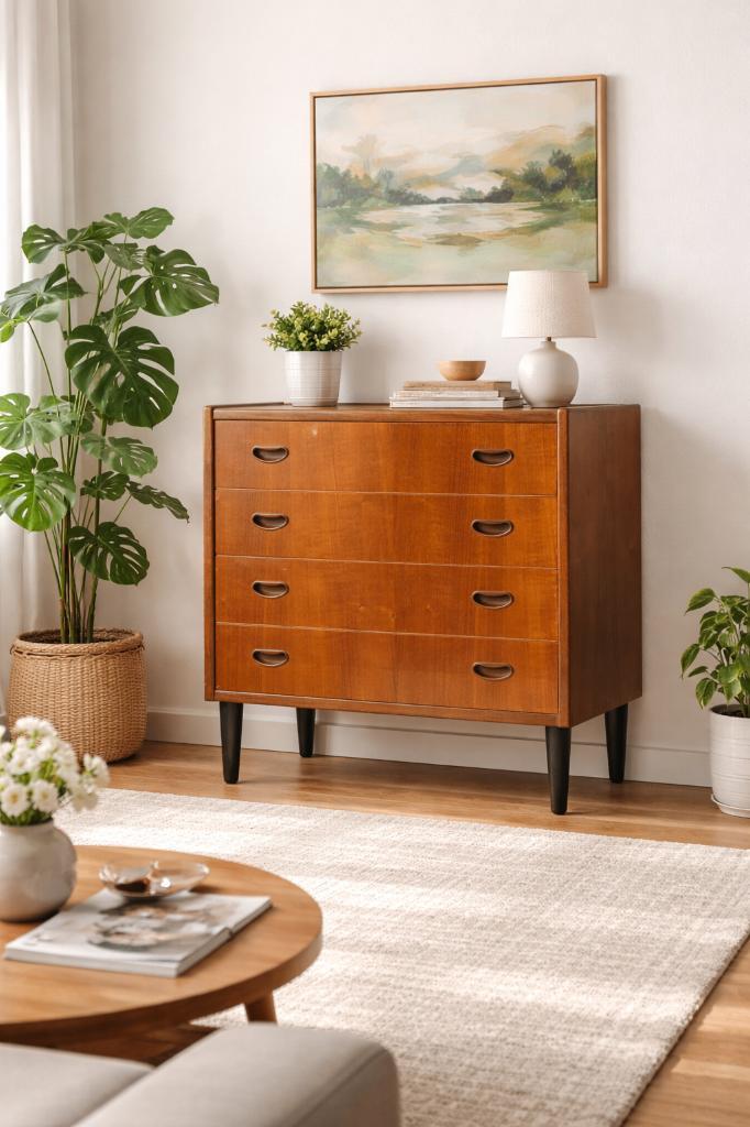 Prachtige vintage ladekast, Huis en Inrichting, Kasten | Overige, Gebruikt, Ophalen of Verzenden