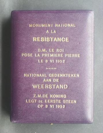 Écrin monument national résistance 40-45 pose de 1ère pierre