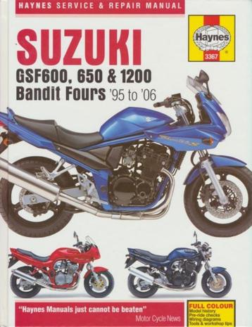 (m10) Suzuki GSF600, 650 & 1200 Bandits Fours '95 to '06 beschikbaar voor biedingen