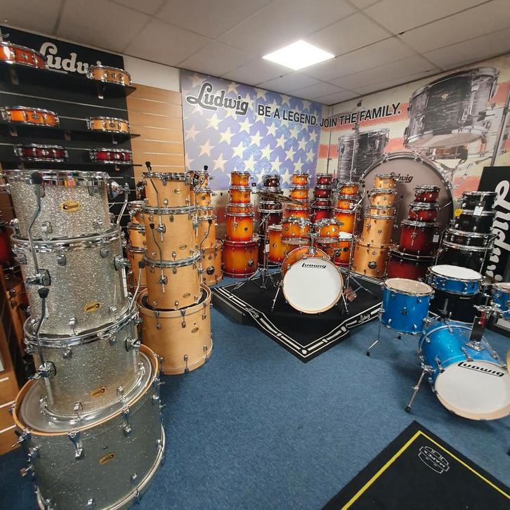 Grote keuze in Ludwig drums: keuze in verschillende kleuren!, Muziek en Instrumenten, Drumstellen en Slagwerk, Yamaha, Ophalen of Verzenden