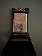 Zippo Aansteker met Gravure, Ophalen of Verzenden, Zo goed als nieuw, Aansteker