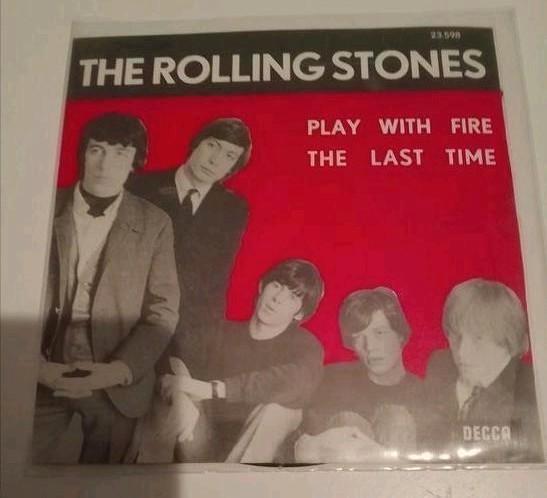 The Rolling stones - Play with Fire 1965 Belgium, Cd's en Dvd's, Vinyl Singles, Zo goed als nieuw, Ophalen of Verzenden