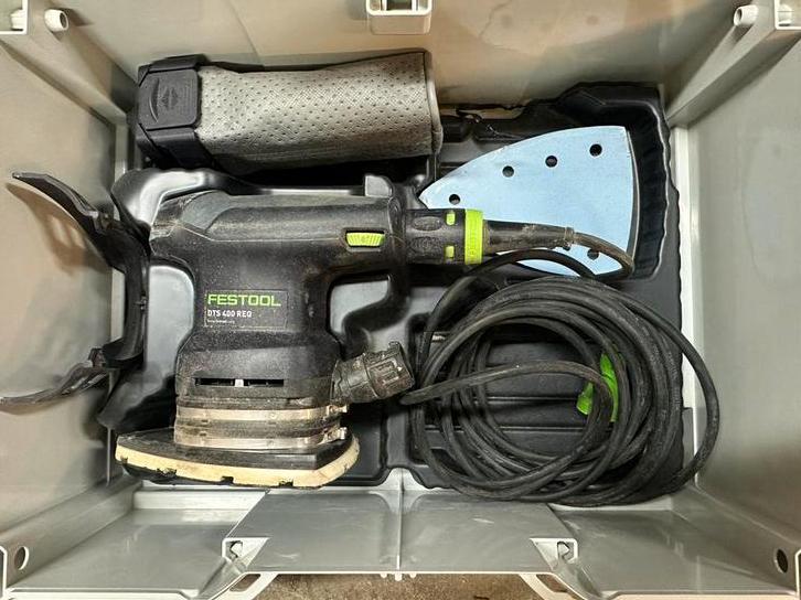 Festool DTS 400 driehoekschuurmachine, Doe-het-zelf en Bouw, Gereedschap | Schuurmachines, Gebruikt, Excentrische schuurmachine