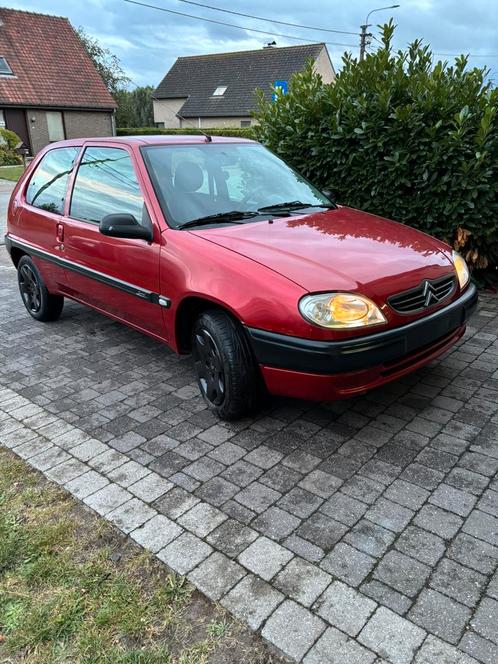 Citroen saXo 1.1, Auto's, Citroën, Bedrijf, Saxo, Benzine, Stadsauto, 3 deurs, Handgeschakeld, Rood, Stof, Ophalen