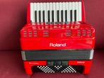 Z.g.a.n. digitale Roland FR-1X accordeon . 72 bas ., 72-bas, Zo goed als nieuw, Met riemen, Toetsaccordeon