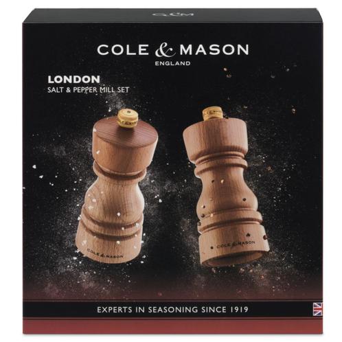 Giftbox Peper- en Zoutmolen 13cm | beukenhout | Model London, Huis en Inrichting, Keuken | Servies, Nieuw, Overige typen, Overige stijlen