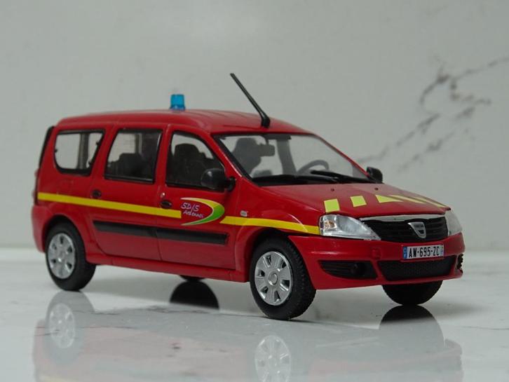 2010 Dacia Logan MCV "Sapeurs-Pompiers Ardennes", Hobby en Vrije tijd, Modelauto's | 1:43, Zo goed als nieuw, Auto, Ophalen of Verzenden