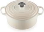 le creuset stoofpot  24 cm cotton, Ophalen, Nieuw, Gietijzer