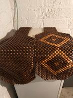 Houten kralen zetelhoes, Ophalen, Zo goed als nieuw