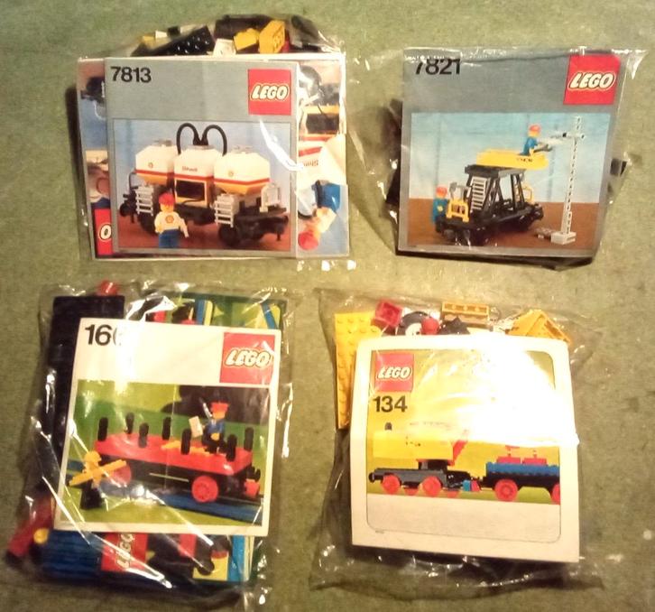 Lego trein jaren 1980, Kinderen en Baby's, Speelgoed | Duplo en Lego, Gebruikt, Lego, Complete set, Ophalen of Verzenden