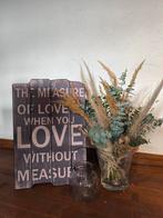 Lot decoratie, Huis en Inrichting, Woonaccessoires | Tekstborden en Spreuken, Ophalen, Zo goed als nieuw