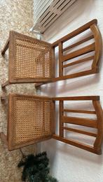 Twee retro stoelen, Huis en Inrichting, Woonaccessoires | Kamerschermen, Ophalen, Gebruikt