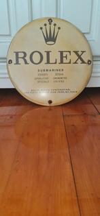 Rolex Submariner Emaille bord rond, Verzamelen, Ophalen of Verzenden, Gebruikt, Reclamebord