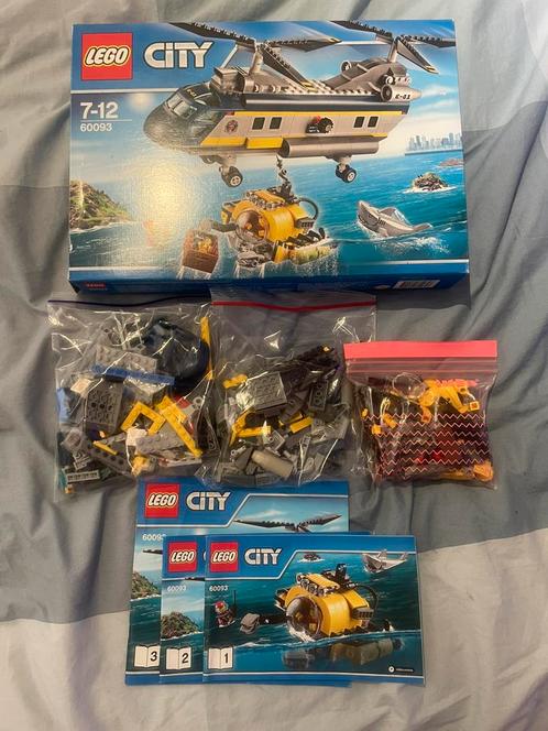 Lego duikboor en helikopter, Kinderen en Baby's, Speelgoed | Duplo en Lego, Zo goed als nieuw, Lego, Losse stenen, Ophalen of Verzenden