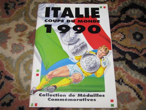 SERIE MEDAILLES COMMEMORATIVES COUPE DU MONDE 1990 Italie, Timbres & Monnaies, Pièces & Médailles, Enlèvement ou Envoi